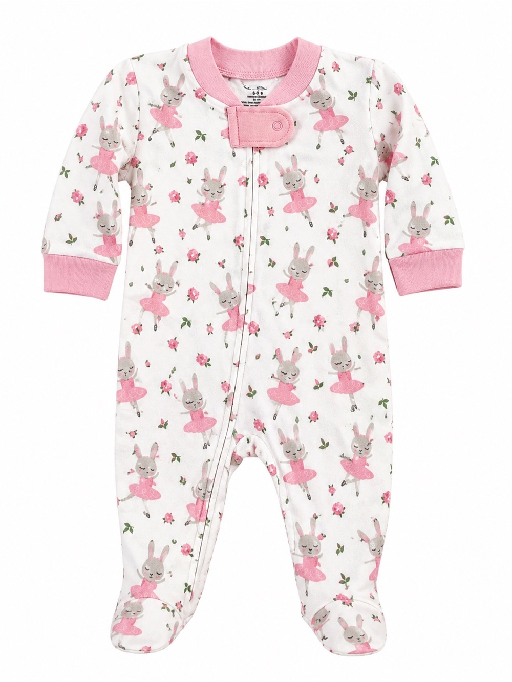 NWT ORGANIC Honest Baby ballerina bunny sleeper 6-9 months